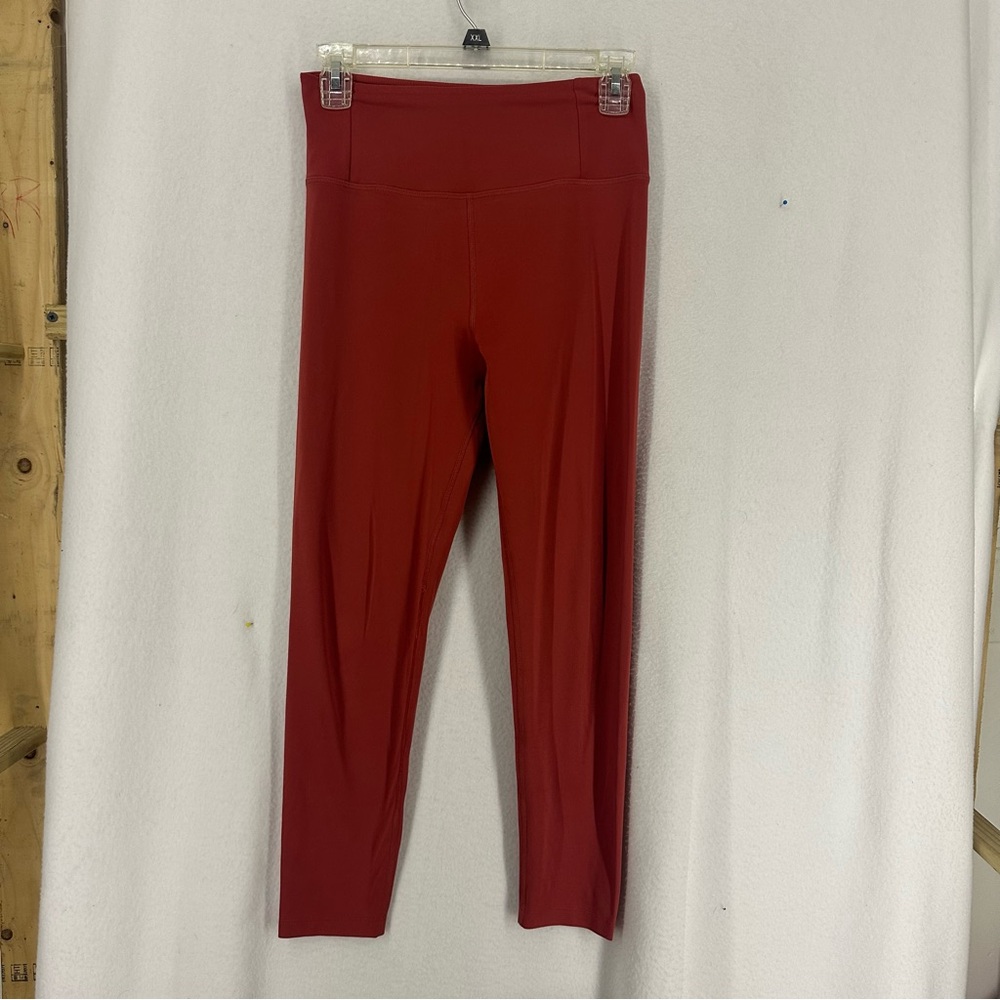 Athletic High Waist Leggings‎ Womens Medium Orange